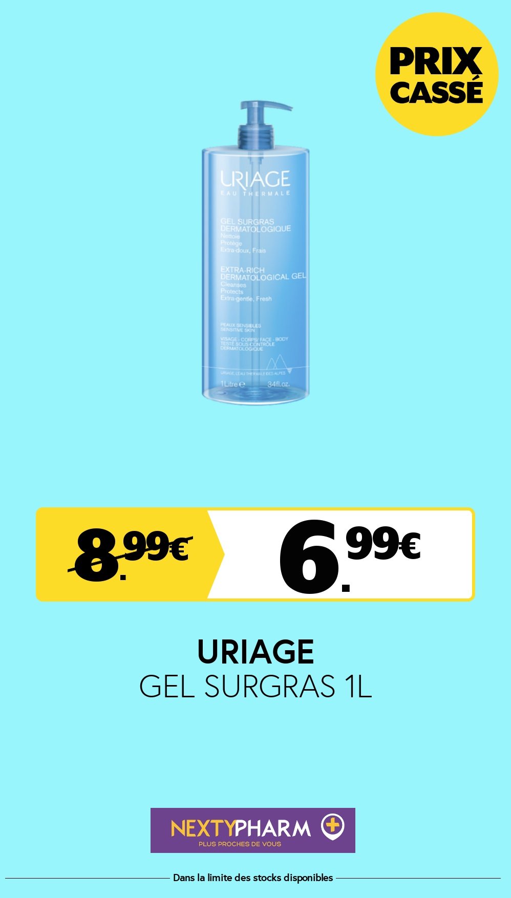 Nos promotions - Pharmacie Tolbiac GEL SURGRAS 1L Copie