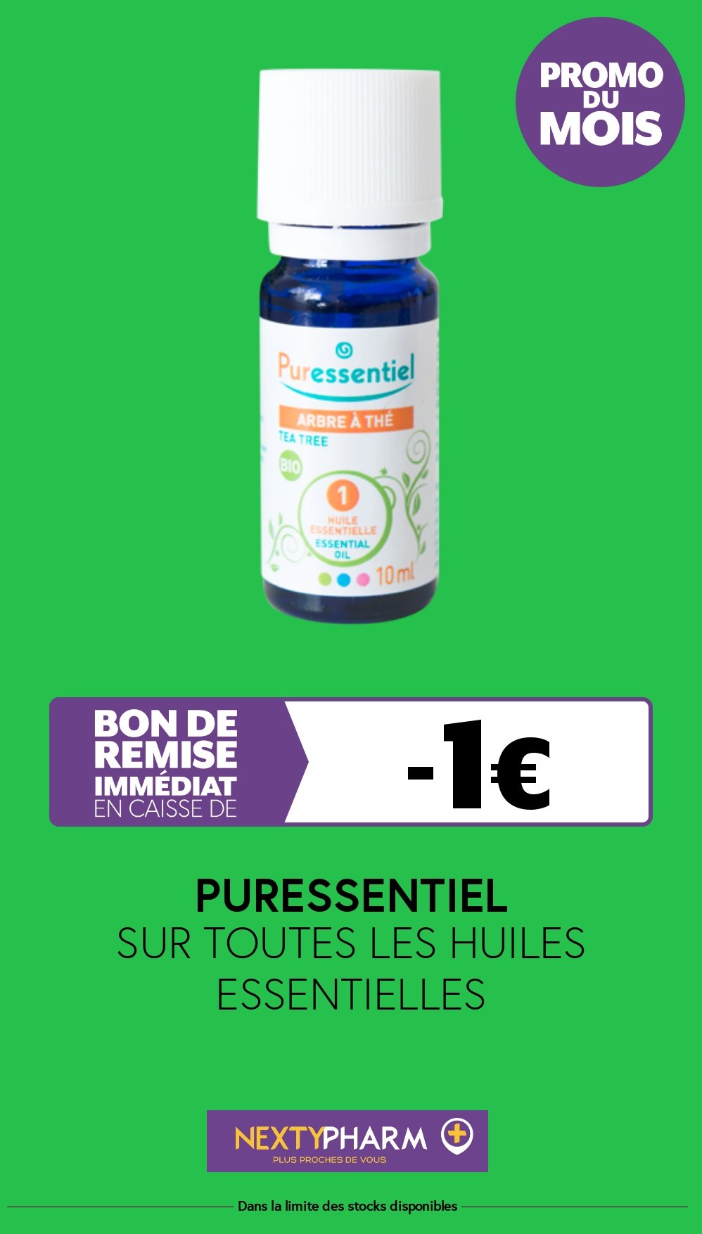 Nos promotions - Pharmacie Tolbiac SUR TOUTES LES HUILES ESSENTIELLES