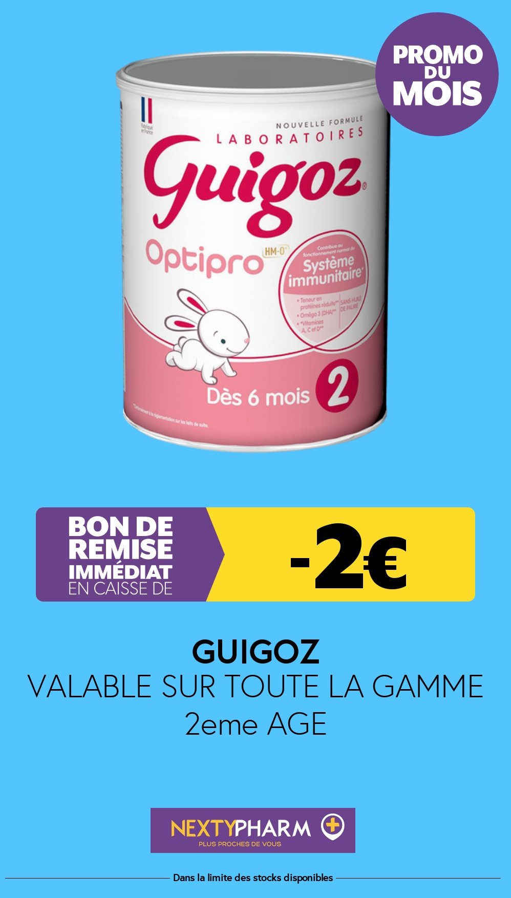 Nos promotions - Pharmacie Tolbiac VALABLE SUR TOUTE LA GAMME 2eme AGE