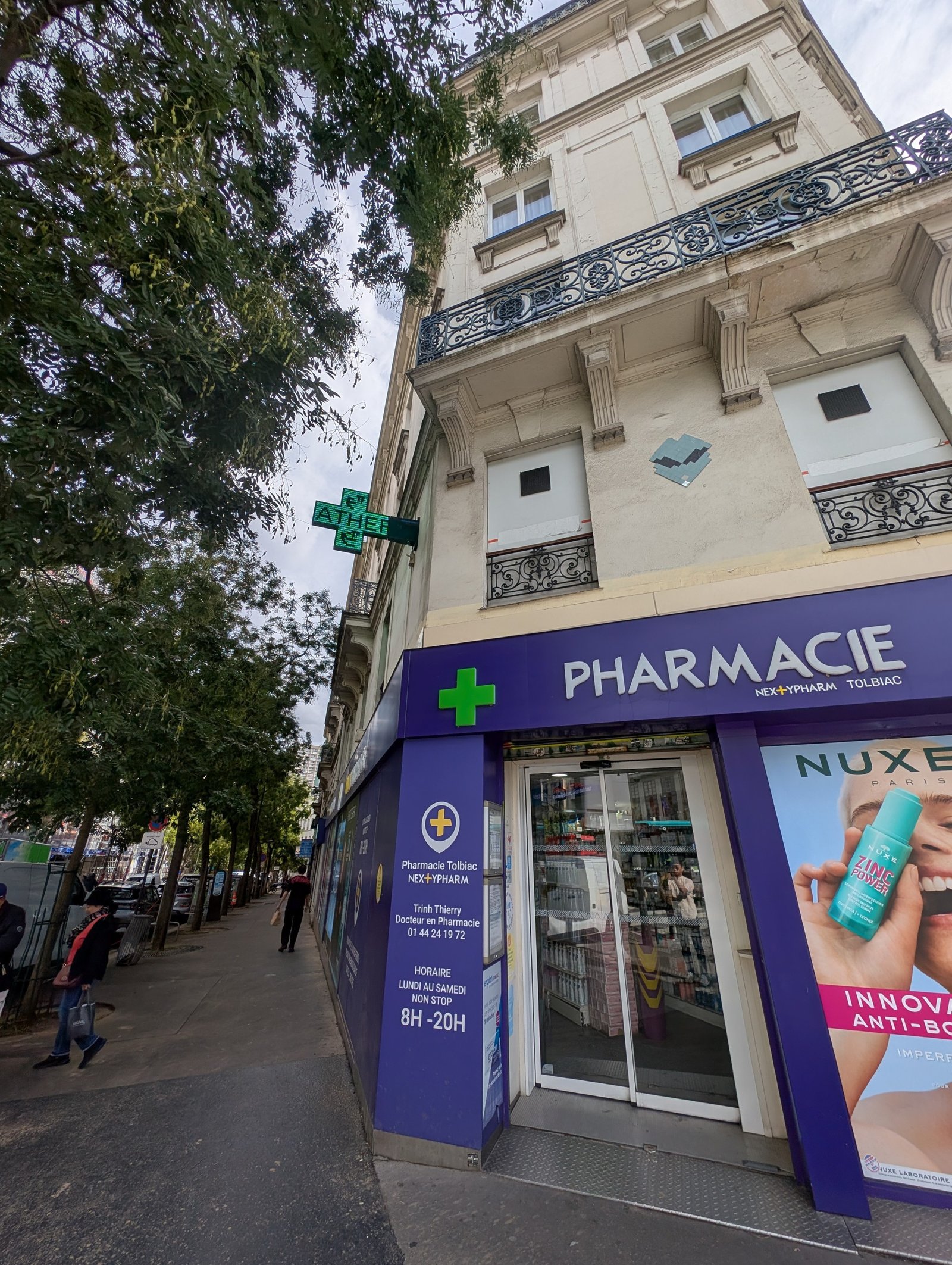 pharmacie tolbiac devanture